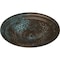 Ekena Millwork Trinity Ceiling Medallion (Fits Canopies up to 3"), Hand-Painted Bronze Blue Patina, 22"OD x 1 3/4"P CM22TNBBS - alternate 3